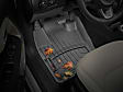 2005 Ford E-250 - FloorLiner Series, Black, Front Row, Molded Floor Liner, Standard Cargo Van, Will Not Fit Models With Aftermarket Up Fitter Carpet Installed, High-Density Tri-Extruded (HDTE)