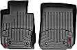 441461 Front Row FloorLiner Series Molded Floor Liner, Black Made of Rubberized Thermoplastic Polyolefins
