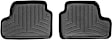 441464 Rear FloorLiner Series Molded Floor Liner, Black Made of Rubberized Thermoplastic Polyolefins