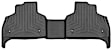 4415072 Rear FloorLiner Series Molded Floor Liner, Black High-Density Tri-Extruded (HDTE)