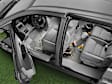 4415113 Second Row FloorLiner Series Molded Floor Liner, Black Made of Rubberized Thermoplastic Polyolefins