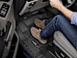 4415113 Second Row FloorLiner Series Molded Floor Liner, Black Made of Rubberized Thermoplastic Polyolefins