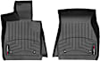 4415121 Front Row FloorLiner Series Molded Floor Liner, Black High-Density Tri-Extruded (HDTE)