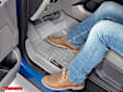 441642-1-2 Front and Rear FloorLiner Series Molded Floor Liner, Black Made of Rubberized Thermoplastic Polyolefins