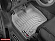 441642-1-2 Front and Rear FloorLiner Series Molded Floor Liner, Black Made of Rubberized Thermoplastic Polyolefins