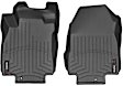 441681 Front Row FloorLiner Series Molded Floor Liner, Black Made of Rubberized Thermoplastic Polyolefins