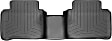 441712 Rear FloorLiner Series Molded Floor Liner, Black Made of Rubberized Thermoplastic Polyolefins
