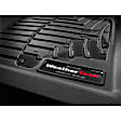 441780-1-2 Front and Rear FloorLiner Series Molded Floor Liner, Black Made of Rubberized Thermoplastic Elastomer