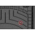 4417801IM Front Row FloorLiner HP Series Molded Floor Liner, Black Made of Rubberized Thermoplastic Elastomer
