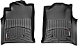 441781 Front Row FloorLiner Series Molded Floor Liner, Black Made of Rubberized Thermoplastic Polyolefins