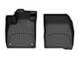 4418001IM Front Row Molded Floor Liner, Black Made of Rubberized Thermoplastic Elastomer