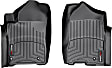 442091 Front Row FloorLiner Series Molded Floor Liner, Black Made of Rubberized Thermoplastic Polyolefins