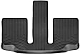 442743 Third Row FloorLiner Series Molded Floor Liner, Black Made of Rubberized Thermoplastic Polyolefins