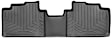 442782 Second Row FloorLiner Series Molded Floor Liner, Black Made of Rubberized Thermoplastic Polyolefins
