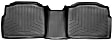 2011 Hyundai Sonata - FloorLiner Series, Black, Rear, Molded Floor Liner, Sedan, Made of Rubberized Thermoplastic Polyolefins