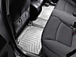 2011 Hyundai Sonata - FloorLiner Series, Black, Rear, Molded Floor Liner, Sedan, Made of Rubberized Thermoplastic Polyolefins