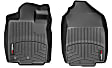 442991 Front Row FloorLiner Series Molded Floor Liner, Black Made of Rubberized Thermoplastic Polyolefins