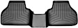 2012 BMW X3 - Second Row Molded Floor Liner, Sport Utility, Black, Made of Rubberized Thermoplastic Polyolefins, FloorLiner Series