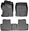44373-1-2 Front and Rear FloorLiner Series Molded Floor Liner, Black Made of Rubberized Thermoplastic Polyolefins