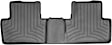 44373-1-2 Front and Rear FloorLiner Series Molded Floor Liner, Black Made of Rubberized Thermoplastic Polyolefins