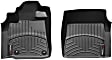 444081 Front Row FloorLiner Series Molded Floor Liner, Black Made of Rubberized Thermoplastic Polyolefins