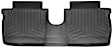 444182 Second Row FloorLiner Series Molded Floor Liner, Black Made of Rubberized Thermoplastic Polyolefins