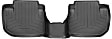 2012 Subaru Impreza - FloorLiner Series, Black, Rear, Molded Floor Liner, Sedan, High-Density Tri-Extruded (HDTE)