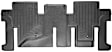 444452 Second Row FloorLiner Series Molded Floor Liner, Black High-Density Tri-Extruded (HDTE)