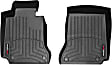444701 Front Row FloorLiner Series Molded Floor Liner, Black Made of Rubberized Thermoplastic Polyolefins
