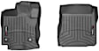 444721 Front Row FloorLiner Series Molded Floor Liner, Black Made of Rubberized Thermoplastic Polyolefins