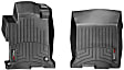 444811 Front Row FloorLiner Series Molded Floor Liner, Black Made of Rubberized Thermoplastic Polyolefins