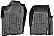 445681 Front Row FloorLiner Series Molded Floor Liner, Black Made of Rubberized Thermoplastic Polyolefins