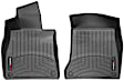 445711 Front Row FloorLiner Series Molded Floor Liner, Black High-Density Tri-Extruded (HDTE)