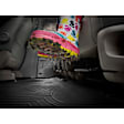 446111-441793 Front and Second Row FloorLiner Series Molded Floor Liner, Black Made of Rubberized Thermoplastic Elastomer