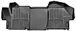 Front Row FloorLiner Series Molded Floor Liner, Black Made of Rubberized Thermoplastic Polyolefins
