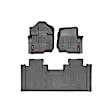 446971V-446975 Front and Second Row FloorLiner Series Molded Floor Liner, Black Made of Rubberized Thermoplastic Elastomer