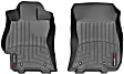 447081 Front Row FloorLiner Series Molded Floor Liner, Black Made of Rubberized Thermoplastic Polyolefins