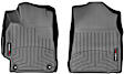 447881 Front Row FloorLiner Series Molded Floor Liner, Black Made of Rubberized Thermoplastic Polyolefins