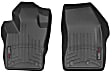 448141 Front Row FloorLiner Series Molded Floor Liner, Black Made of Rubberized Thermoplastic Polyolefins