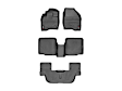449811-44359-2-3 Front, Second and Third Row FloorLiner Series Molded Floor Liner, Black Made of Rubberized Thermoplastic Polyolefins