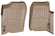 450241 Front Row FloorLiner Series Molded Floor Liner, Tan Made of Rubberized Thermoplastic Polyolefins