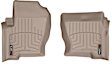 450461 Front Row FloorLiner Series Molded Floor Liner, Tan Made of Rubberized Thermoplastic Polyolefins