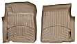 450481 Front Row FloorLiner Series Molded Floor Liner, Tan Made of Rubberized Thermoplastic Polyolefins