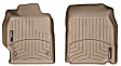 450841 Front Row FloorLiner Series Molded Floor Liner, Tan Made of Rubberized Thermoplastic Polyolefins
