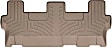 450936 Third Row FloorLiner Series Molded Floor Liner, Tan High-Density Tri-Extruded (HDTE)