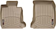 451641 Front Row FloorLiner Series Molded Floor Liner, Tan Made of Rubberized Thermoplastic Polyolefins