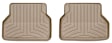 451642 Second Row FloorLiner Series Molded Floor Liner, Tan Made of Rubberized Thermoplastic Polyolefins