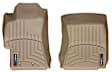 451661 Front Row FloorLiner Series Molded Floor Liner, Tan Made of Rubberized Thermoplastic Polyolefins