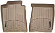 451731 Front Row FloorLiner Series Molded Floor Liner, Tan Made of Rubberized Thermoplastic Polyolefins