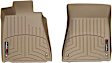 2009 Lexus GS460 - Front Row Molded Floor Liner, Tan, Made of Rubberized Thermoplastic Polyolefins, FloorLiner Series